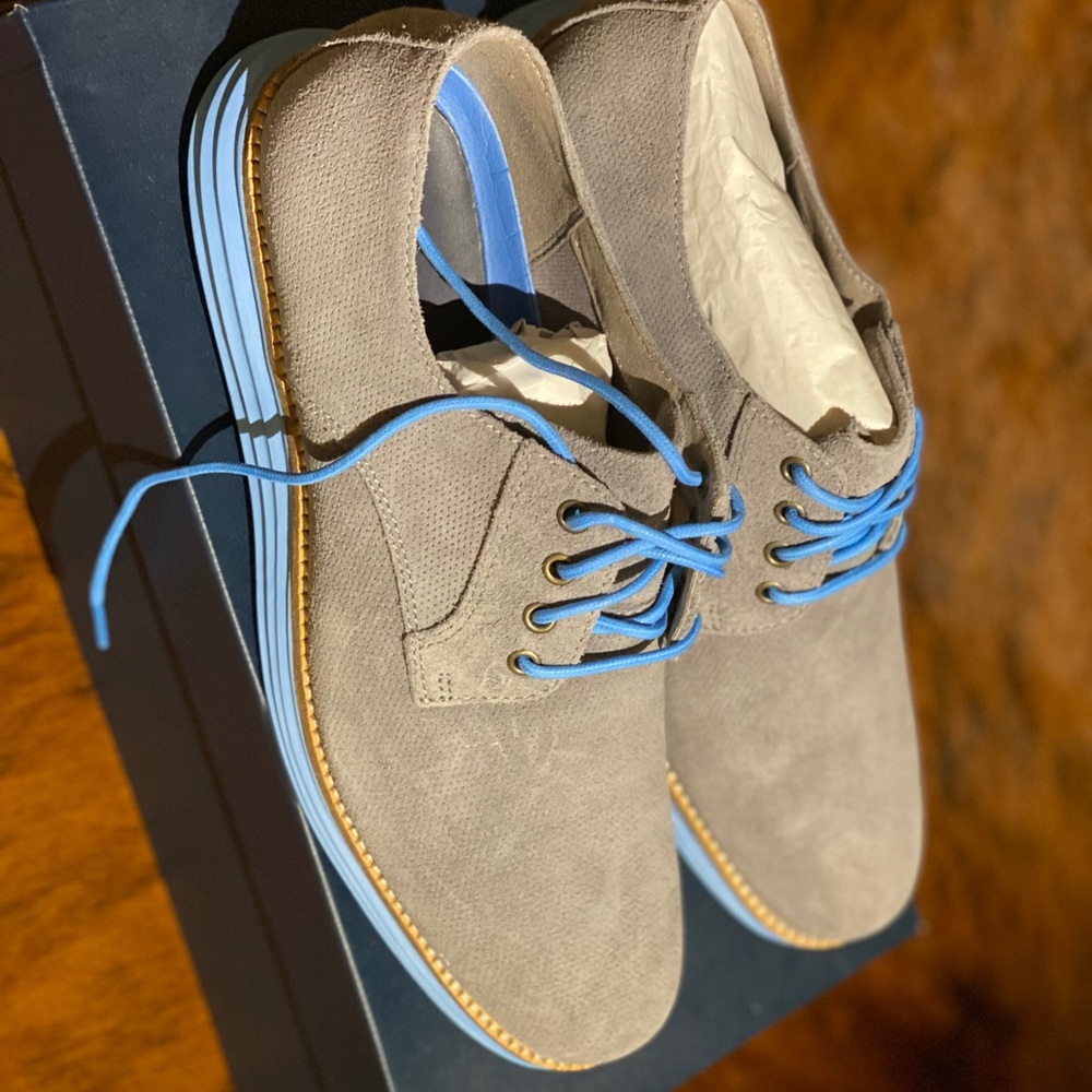 New Cole Haan suede casual shoe.